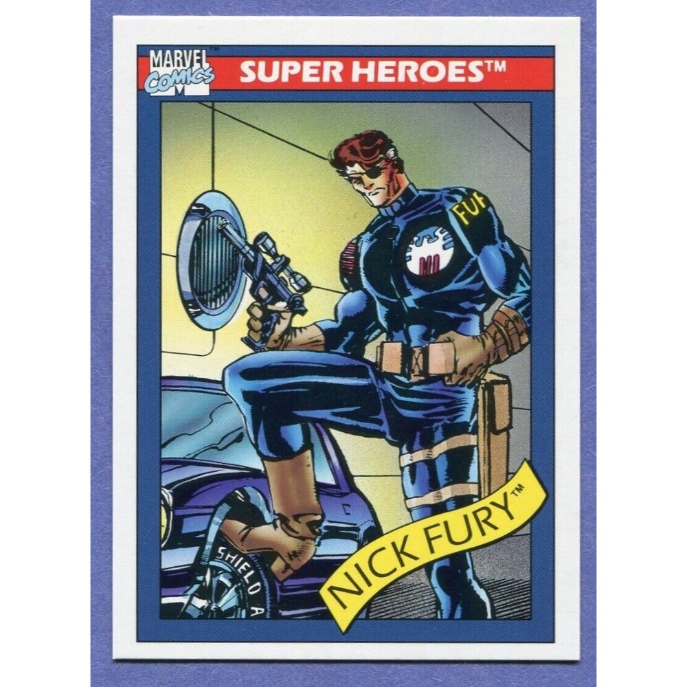 1990 Marvel Universe Card - #5 Nick Fury